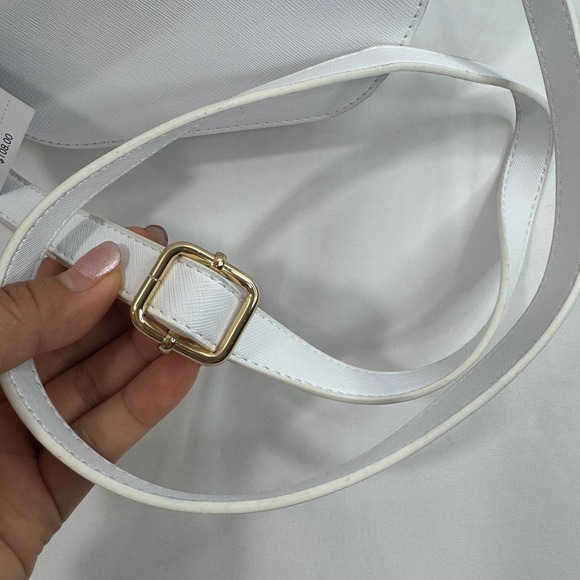 New‎ Tommy Hilfiger Women's Crossbody Bag White Round Circle Purse Handbag - Picture 5 of 14